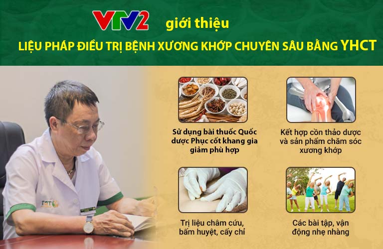 VTV2 giới thiệu phác đồ điều trị bệnh xương khớp của Trung tâm Thuốc dân tộc