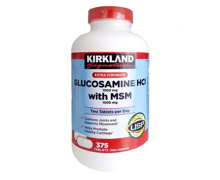 Viên uống Glucosamine HCL 1500MG trị đau lưng của Mỹ