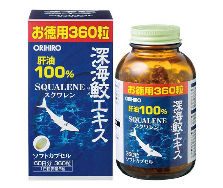 Viên uống sụn cá mập Orihiro Squalene Nhật Bản