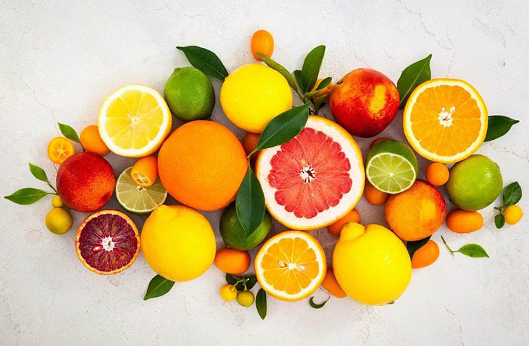 Các loại trái cây có múi chứa vitamin C