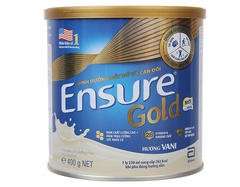 Sữa Ensure Gold bổ sung canxi cho người già