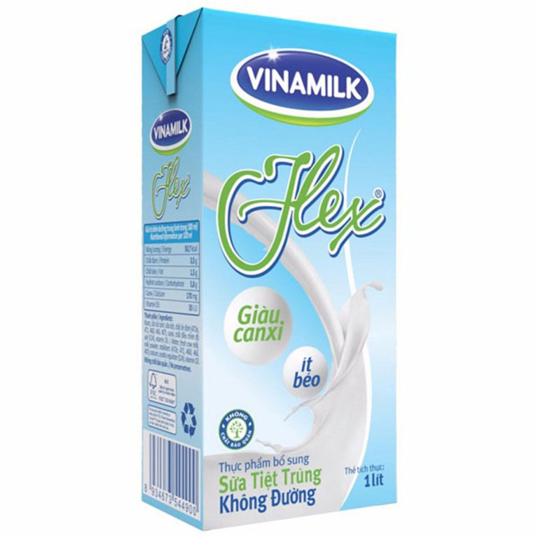 Sữa tiệt trùng Flex của Vinamilk