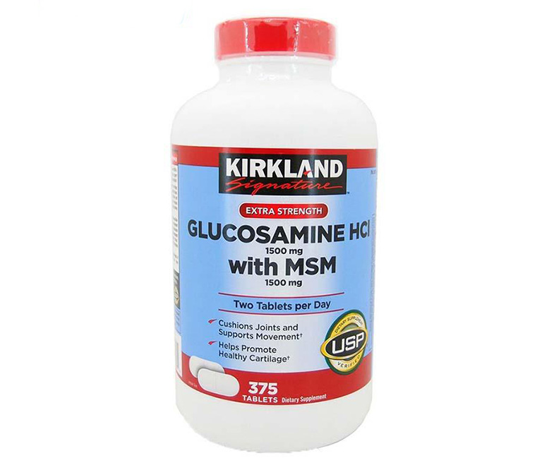 Viên uống Kirkland Glucosamine HCL 1500 mg with MSM 1500 mg