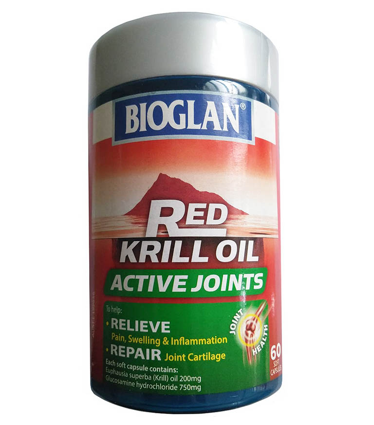 Viên uống Bioglan Red Krill Oil And Glucosamine