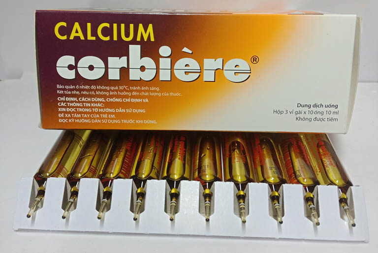 bị chuột rút uống thuốc gì? Calcium corbiere