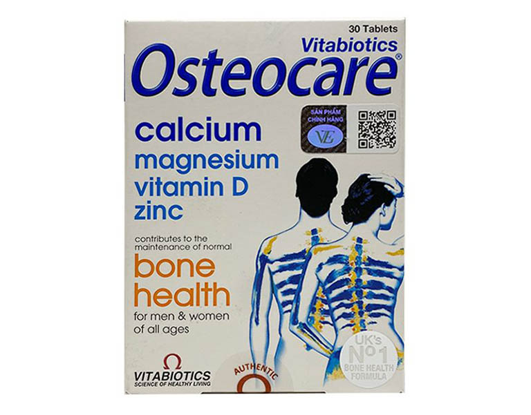 Canxi Osteocare dạng hộp 30 viên không được dùng thay cho thuốc chữa bệnh