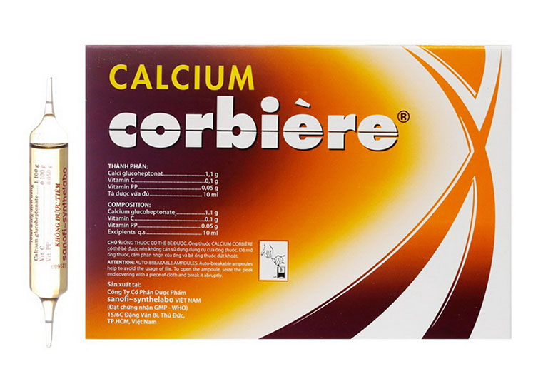 Canxi cho bà bầu dạng nước Calcium Corbiere