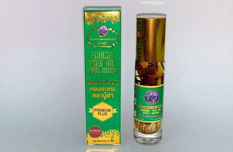 Dầu lăn thảo dược Aroma Thai Oil Puya Brand