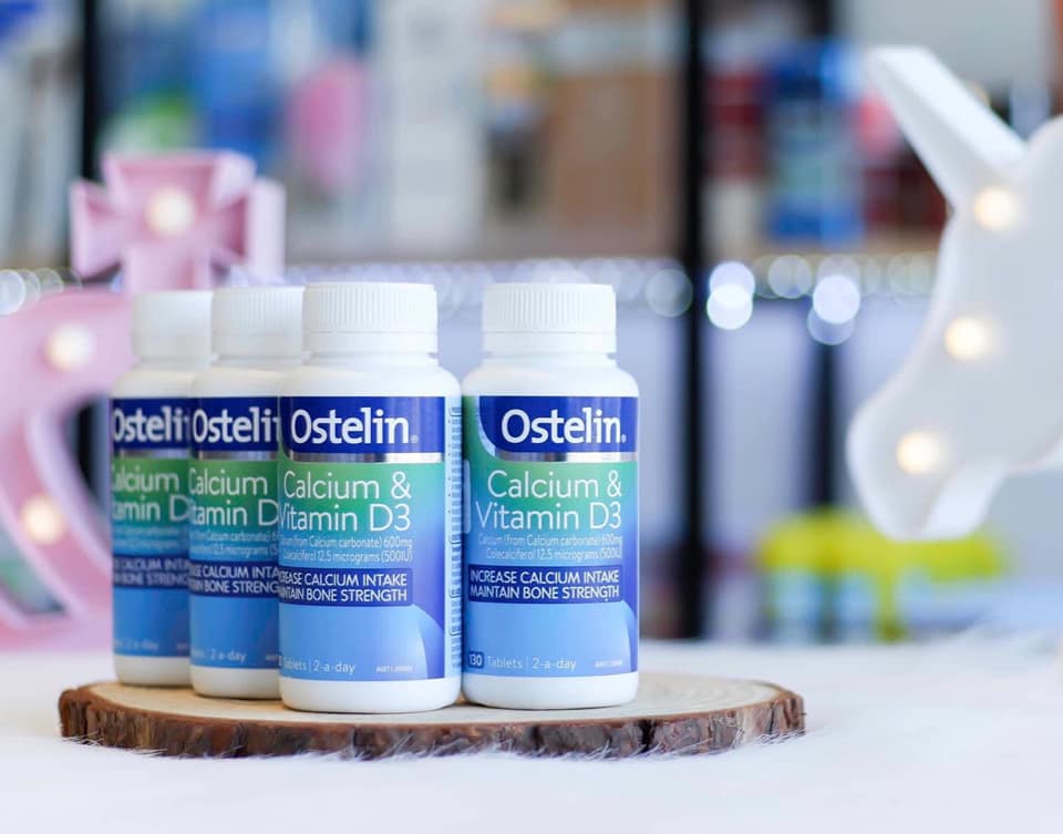 Thuốc canxi cho bà bầu Ostelin Calcium & Vitamin D3