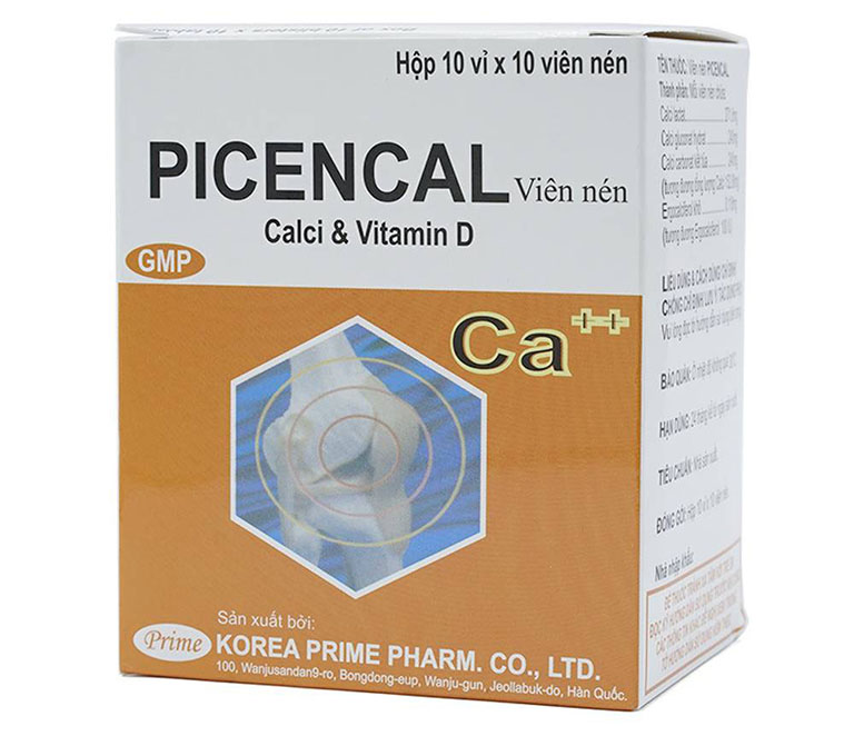 Thuốc Picencal Calci và Vitamin D