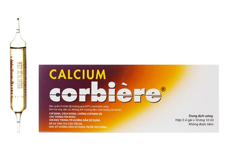 Thuốc bổ sung canxi Calcium Corbiere