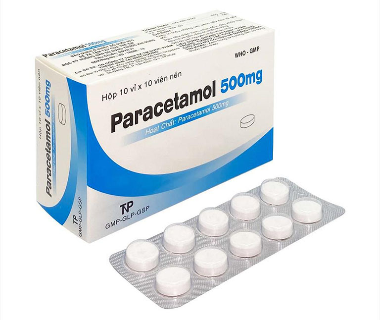 Viên nén Paracetamol 500mg đang được bán với giá 32.500 VNĐ/ hộp chứa 5 vỉ x 10 viên và 40.000 VNĐ/ hộp chứa 10 vỉ x 10 viên