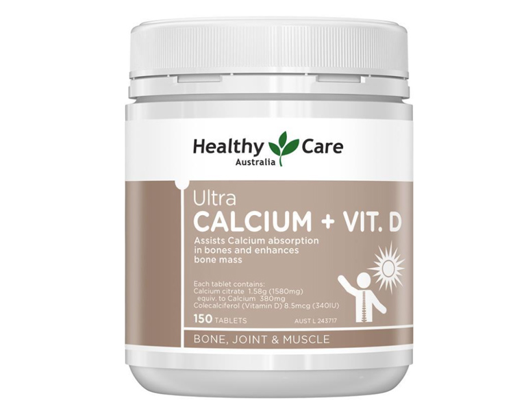 Viên uống Healthy Care Ultra Calcium Plus Vitamin D