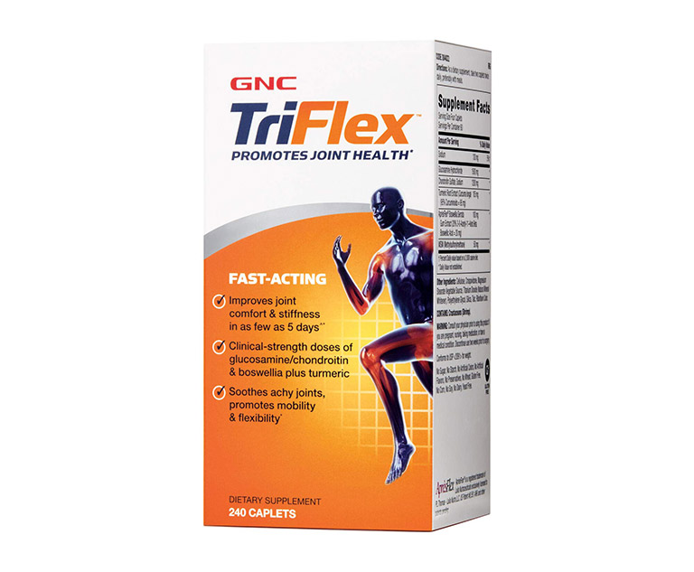Sản phẩm GNC Triflex Promotes Joint Health được nghiên cứu và sản xuất từ nguyên liệu thiên nhiên