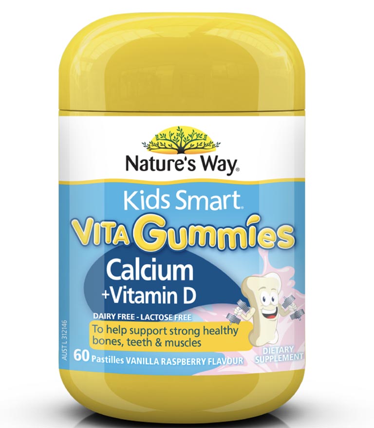 Kẹo Nature’s Way Kids Smart Vita Gummies Calcium + Vitamin D3