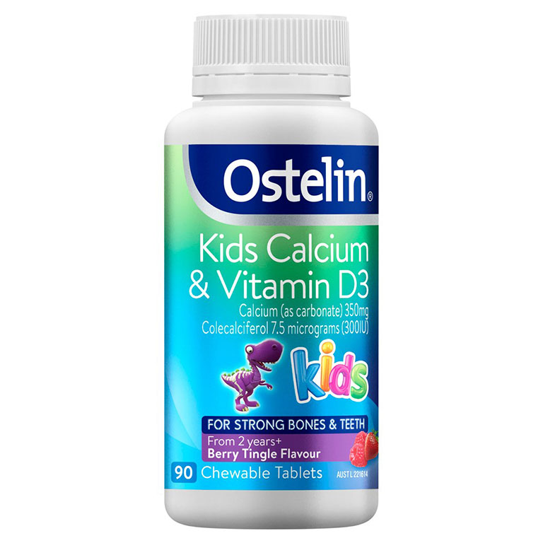 Kẹo Canxi cho bé Ostelin Kids Calcium & vitamin D3