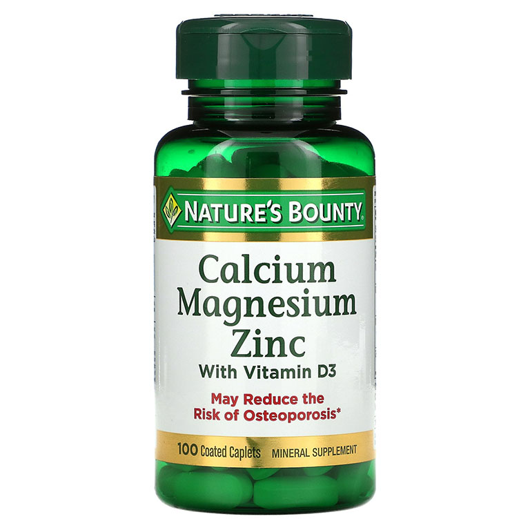 Viên uống Nature’s Bounty Calcium Magnesium Zinc with vitamin D3
