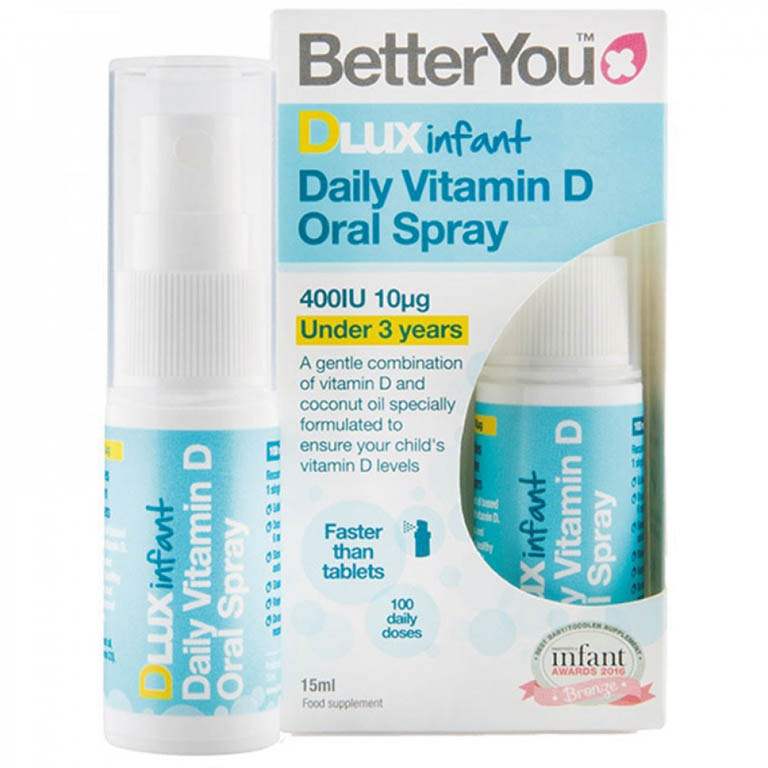 Vitamin D3 dạng xịt của Anh - Better You Dlux Infant