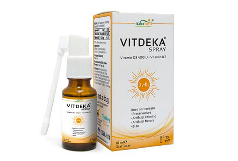 Vitdeka Spray Vitamin D3 400 IU Vitamin K2 dạng xịt