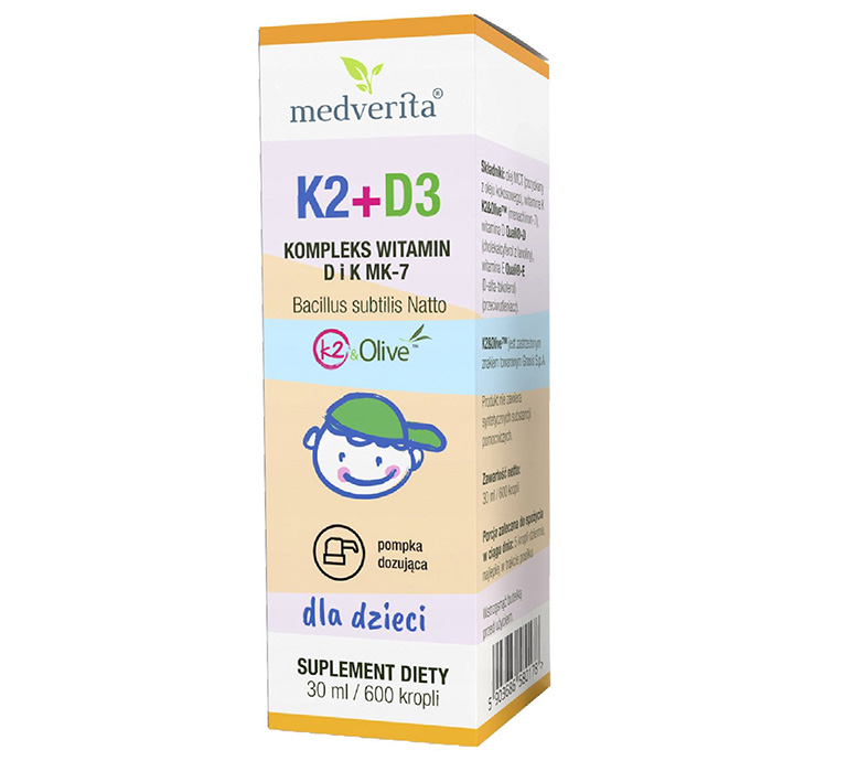 Vitamin D3 K2 MK7 Medverita