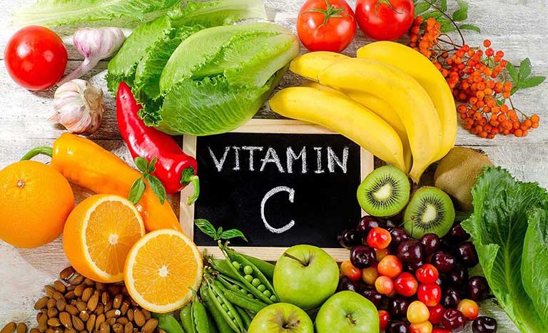Rau quả và trái cây nhiều vitamin C