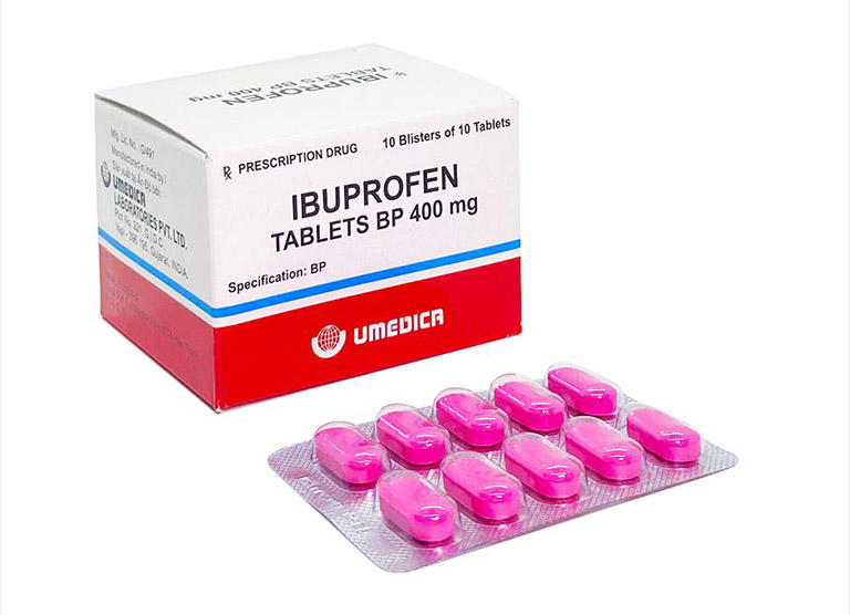 Thuốc Ibuprofen giúp giảm đau lưng do bê vật nặng