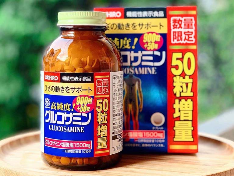 Viên uống Glucosamine Orihiro 1500mg tái tạo sụn khớp