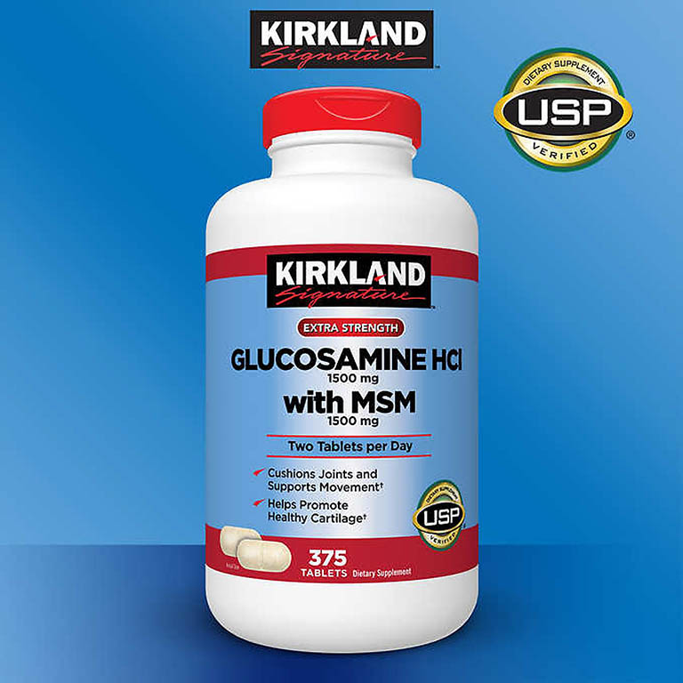 Viên uống tái tạo sụn khớp Kirkland Glucosamine HCL 1500mg