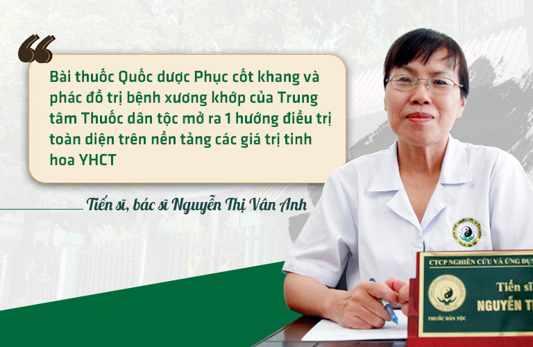 Bác sĩ Nguyễn Thị Vân Anh nhận định công thức thuốc đột phá
