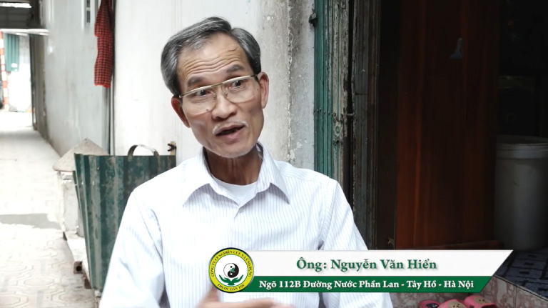 Chú Nguyễn Văn Hiển là bệnh nhân thoái hóa cột sống điển hình